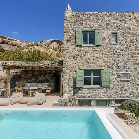 Aquadise Seaview Pool - Three Bedrooms Вилла Калафатис