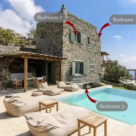 Aquadise Seaview Pool - Three Bedrooms * Kalafati
